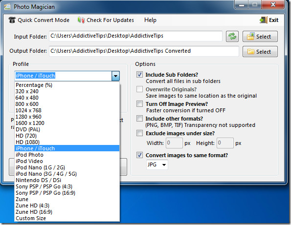 PhotoMagicianFormats