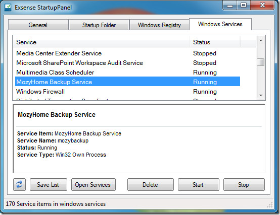 Startup Windows Services Startup Windows Services