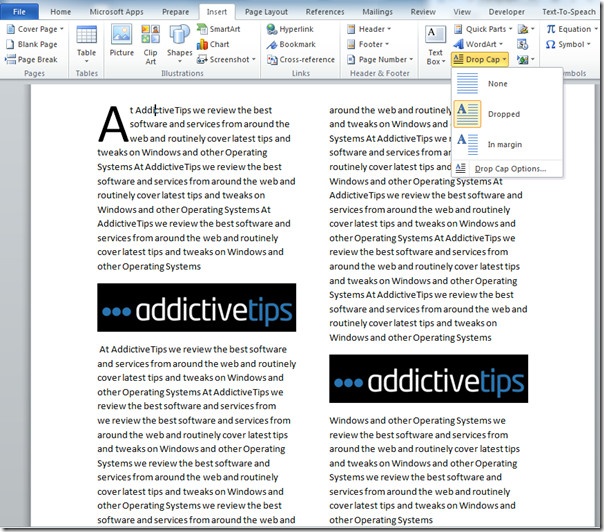 how to make a magazine article in word
