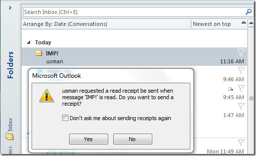 read receipt for outlook read receipt for outlook