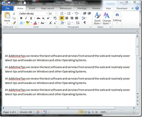 word docu