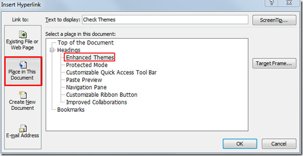 how do i create a hyperlink in word android