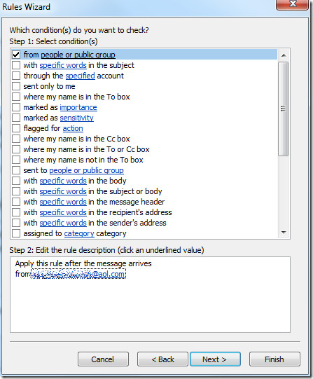 how to create auto forward email in outlook