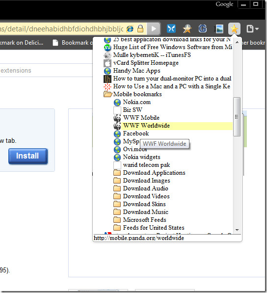 Better Bookmarks for Google Chrome - Extension Download