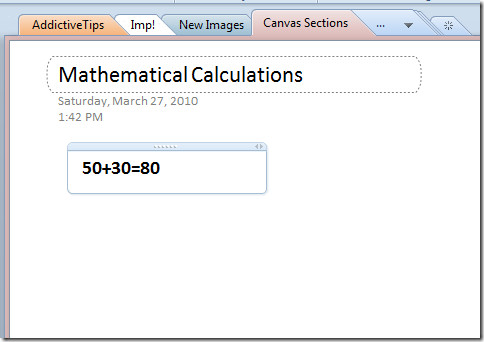 calculation 1