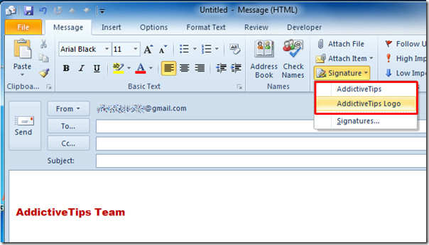 setup signature in outlook 2010 setup signature in outlook 2010