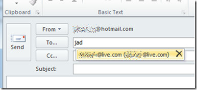 how to edit outlook autocomplete list