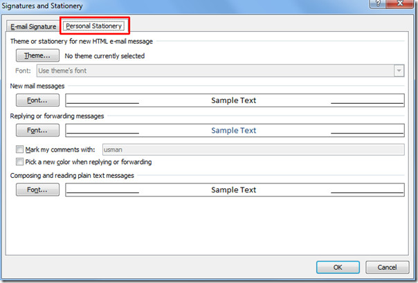 outlook 2007 default selected text color outlook 2007 default selected text color