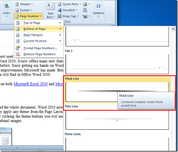 microsoft word running header with page numbers