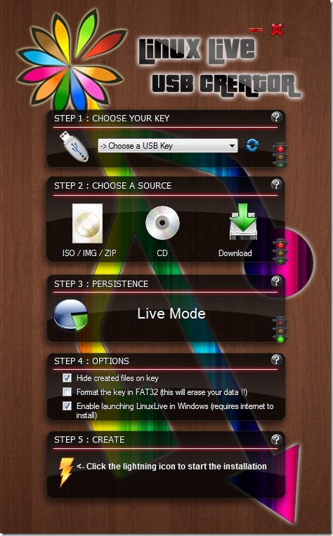 linux live usb creator virtual box has virus