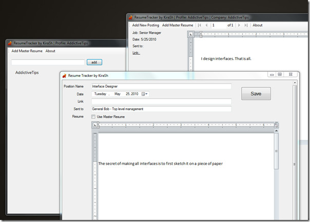 resume tracker main resume tracker main