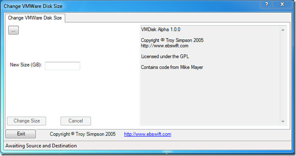 VMWare Disk Size VMWare Disk Size