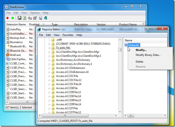 Shellexview. Clsid что это. Расширение оболочки Windows мастер сом объектов. CR Sid.