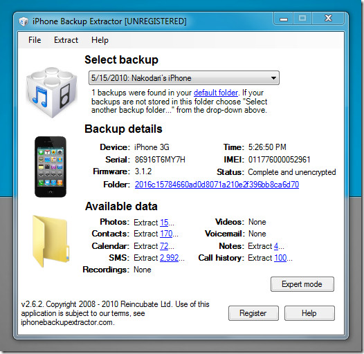 iphone backup extractor iphone backup extractor
