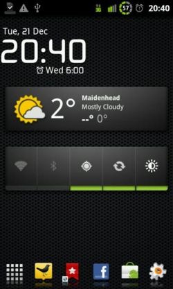 Gingerbread Theme ZTE Blade Gingerbread Theme ZTE Blade