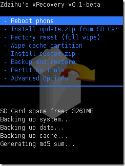 xRecovery Mini for Xperia X10 Pro xRecovery Mini for Xperia X10 Pro