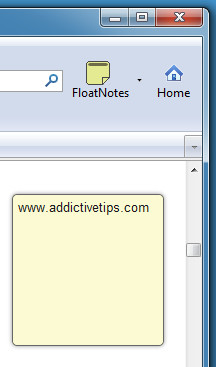 Ledsager skal skjorte Add Sticky Notes To Any Web Page In Firefox With FloatNotes