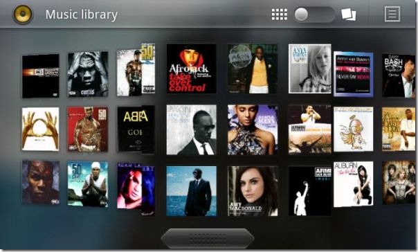 Honeycomb Music Player Samsung Captivate