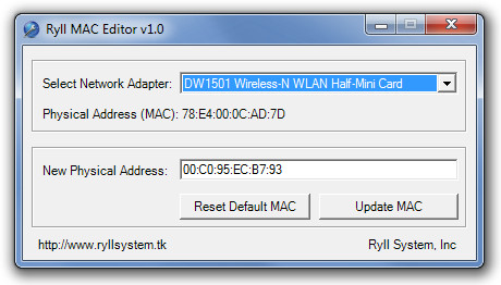 Ryll MAC Editor v1.0 Ryll MAC Editor v1.0