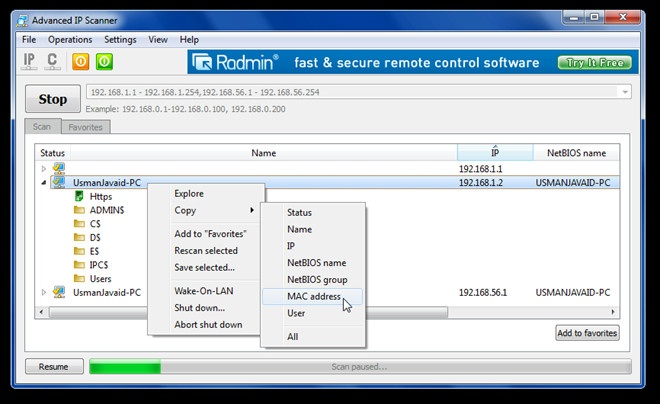 advanced ip scanner software