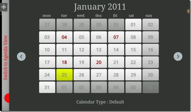 GTab Adam Calendar 2 GTab Adam Calendar 2