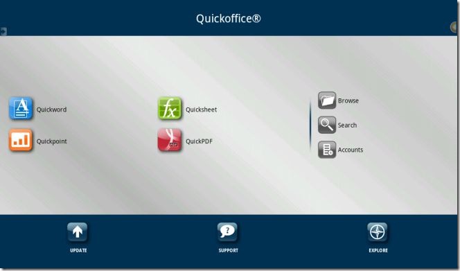 GTab Adam Quickoffice GTab Adam Quickoffice