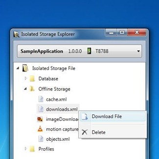 WP7 Isolated Storage Explorer Standalone