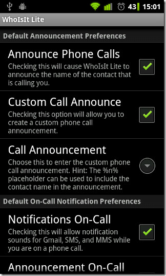 Announcement-Settings