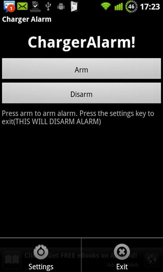 charger alarm charger alarm