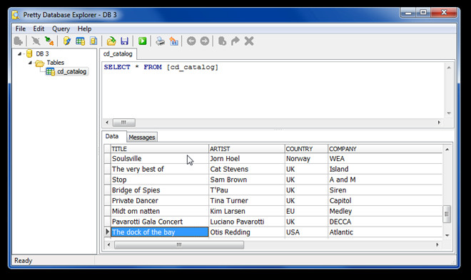 Pretty Database Explorer - DB 3 Pretty Database Explorer - DB 3