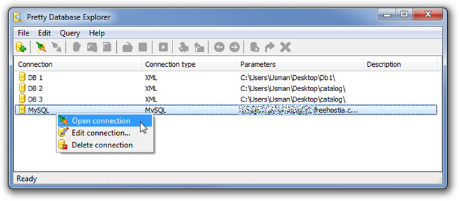 Pretty Database Explorer Pretty Database Explorer