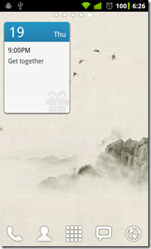 Calendar GoWidget 2x2 Calendar GoWidget 2x2