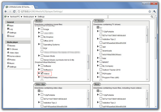 LXiMediaCenter @ farshad-PC - Google Chrome