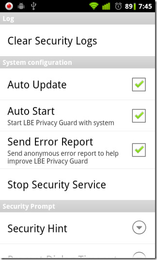 Swttings-(Configuration)-menu