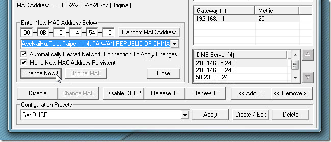 cydia mac address changer