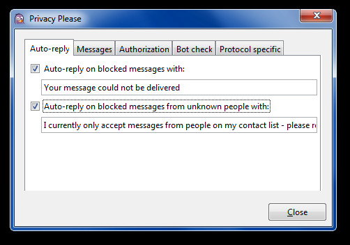 Auto reply Auto reply