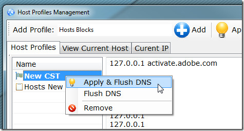 Manage hosts. Customization Manager Lovato.