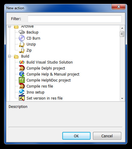 New action New action