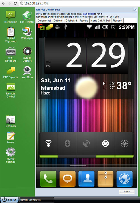 Remote Web Desktop For Android Gets Remote Control Add