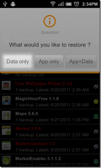 Restoring-Data-Only Restoring-Data-Only