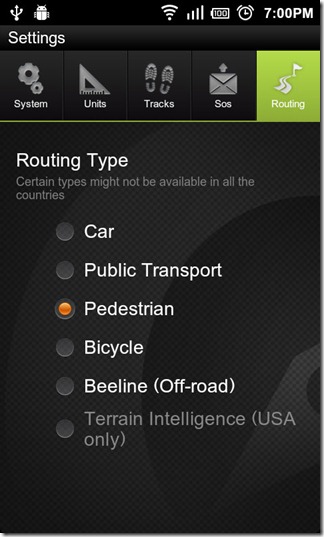 Routing-type Routing-type