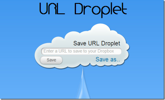 URL Droplet URL Droplet