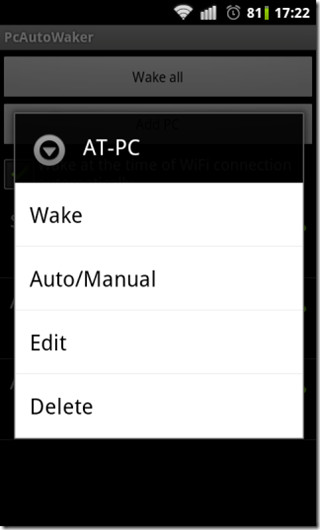 Wake on wifi