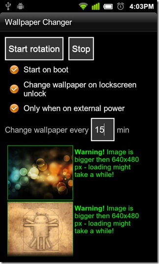 Wallpaper Changer For Android Automatically Cycles Through Wallpapers Of  Your Choice