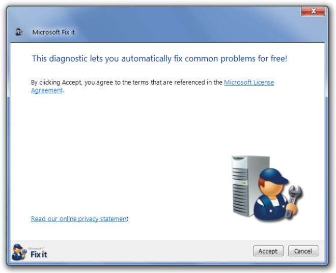 Microsoft Fix it Microsoft Fix it