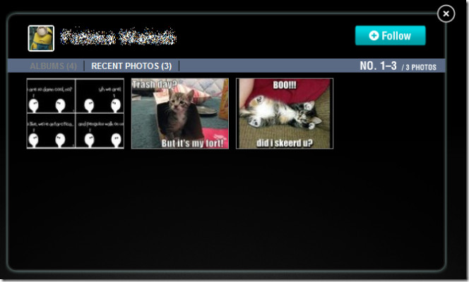 Pixable friend's feed