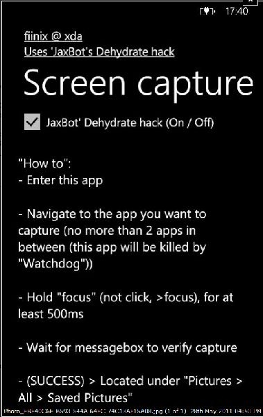 3 Ways To Take Screenshots On Windows Phone 7 [How To]
