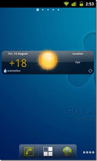 Gismeteo Weather Forecast App For Android - Stylish & Customizable