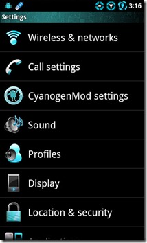 Rover-Cyan-Settings-Menu