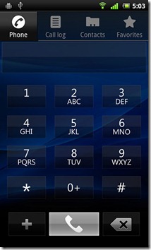 Xperia-Arc-Dialer